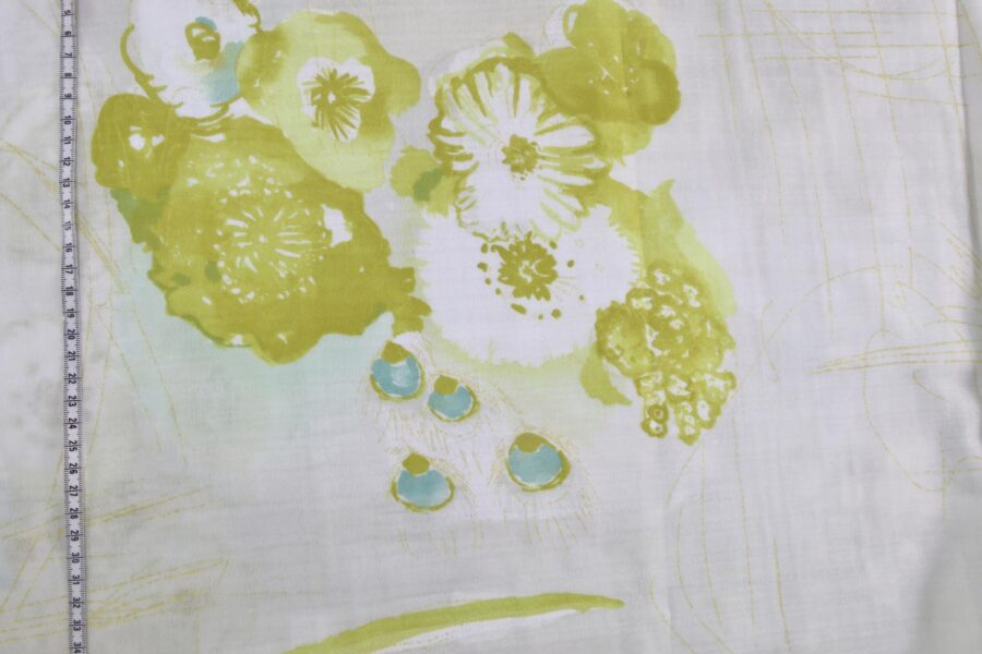Nani IRO Komorebi organic cotton fabric yellow