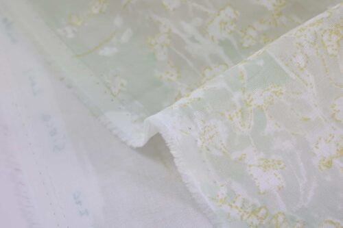 Nani IRO Komorebi organic cotton fabric yellow