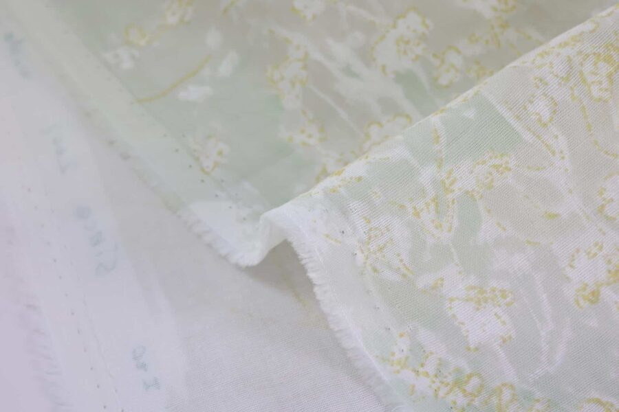 Nani IRO Komorebi organic cotton fabric yellow