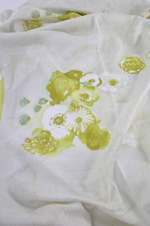 Nani IRO Komorebi organic cotton fabric yellow