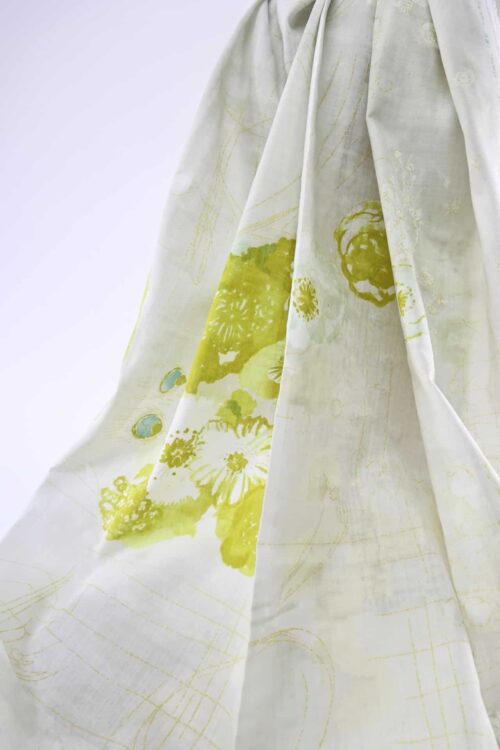 Nani IRO Komorebi organic cotton fabric yellow