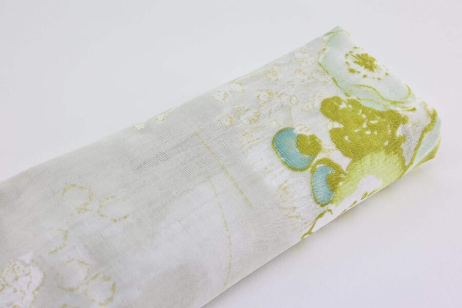 Nani IRO Komorebi organic cotton fabric yellow