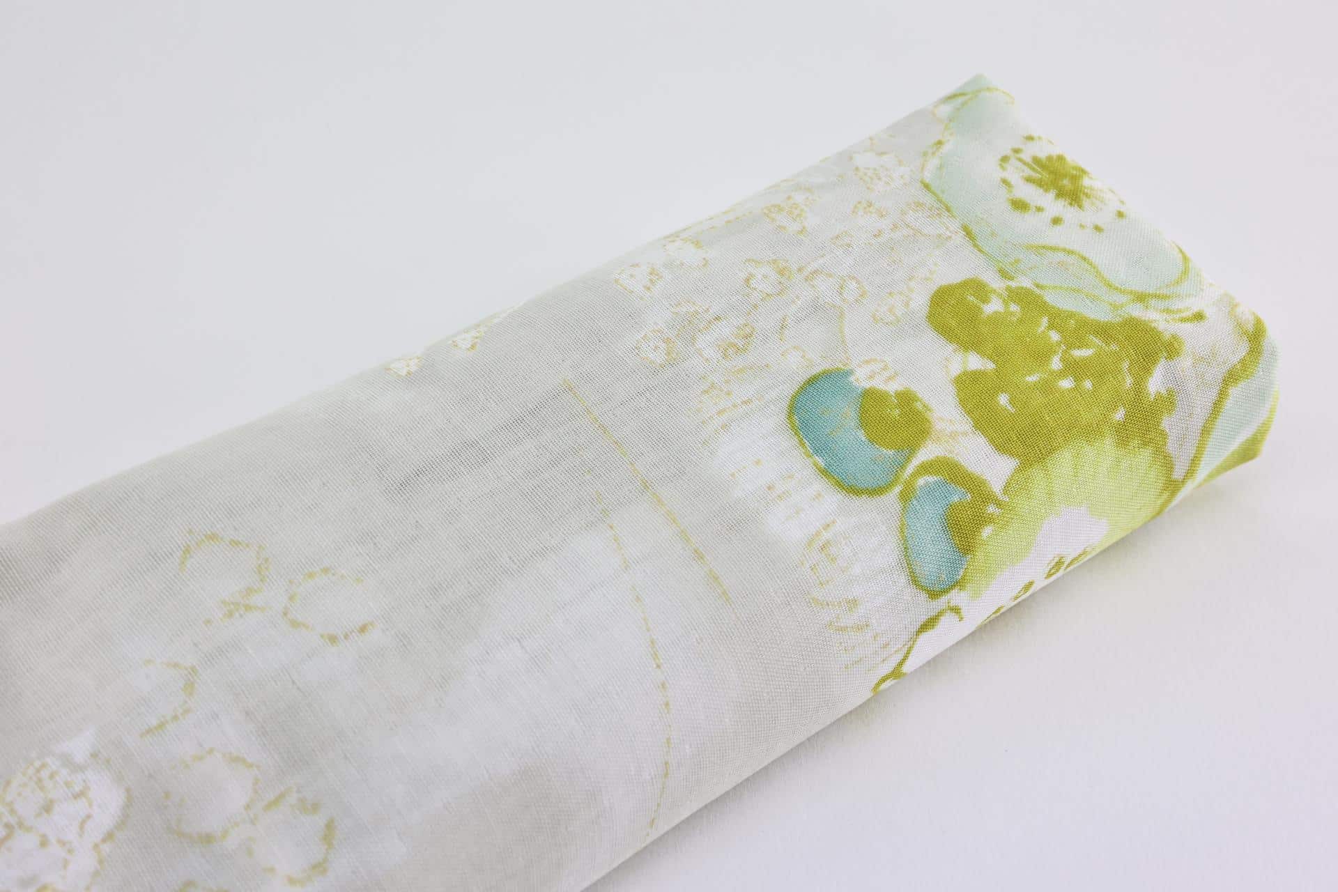Nani IRO Komorebi organic cotton fabric yellow