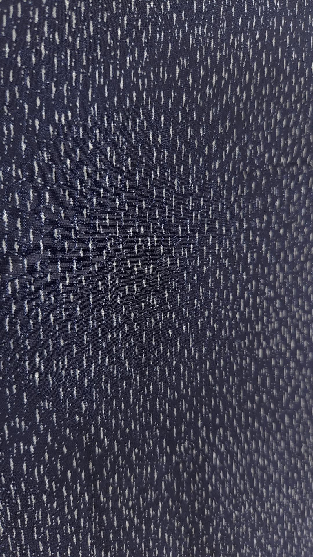 Navy blue haori with komon pattern
