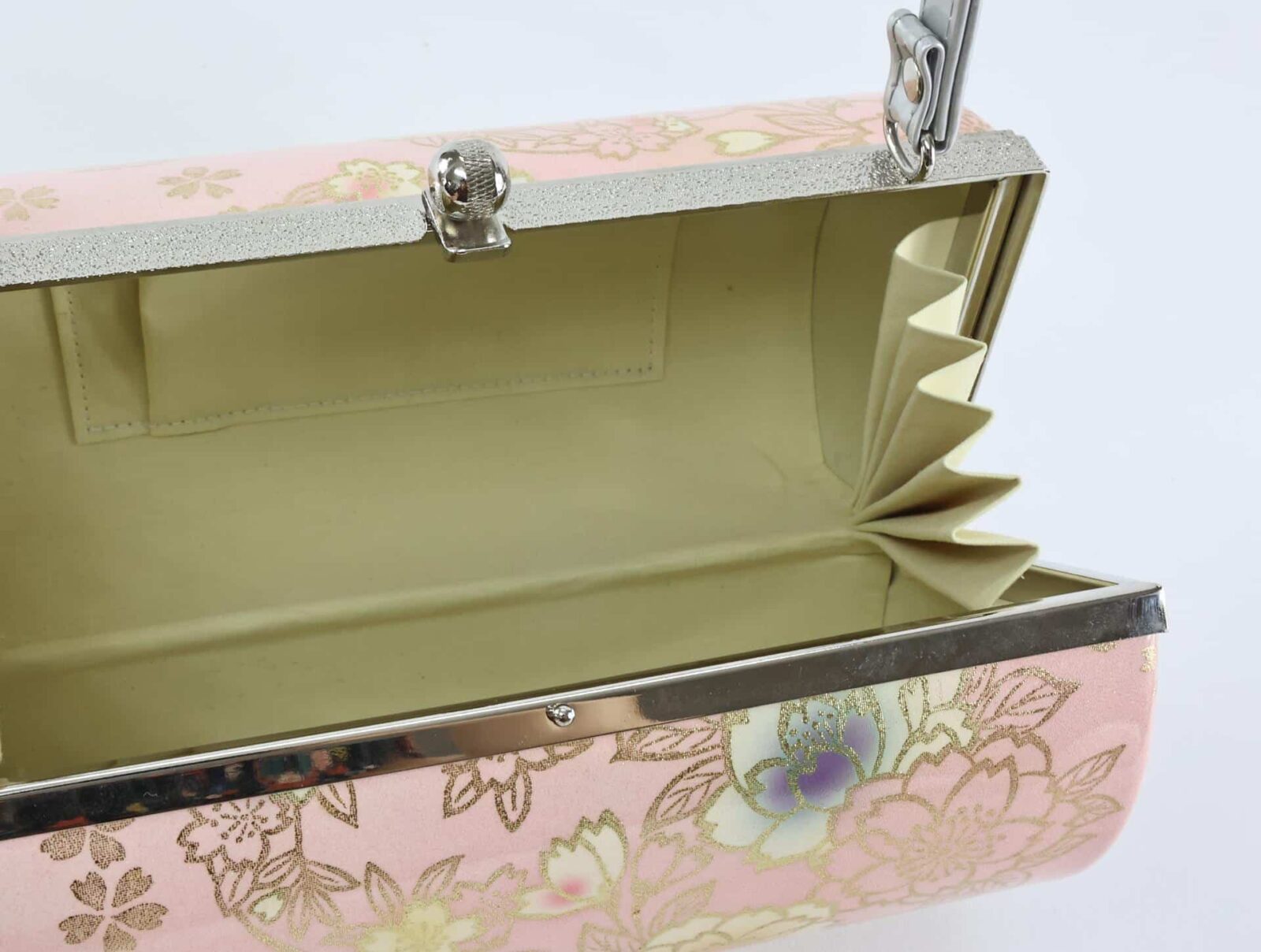 Pink Zori and handbag set with box for Furisode
