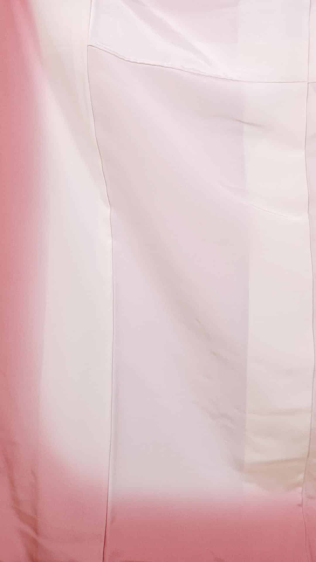 Powder pink Houmongi with shibori patterns