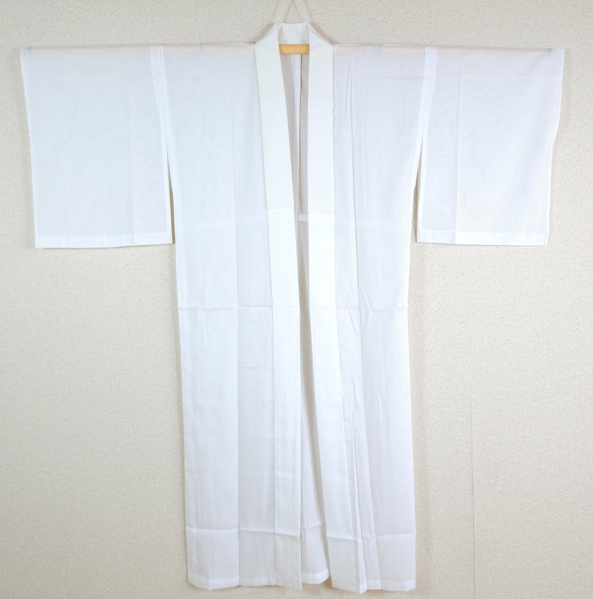 Summer white Nagajuban – light fabric