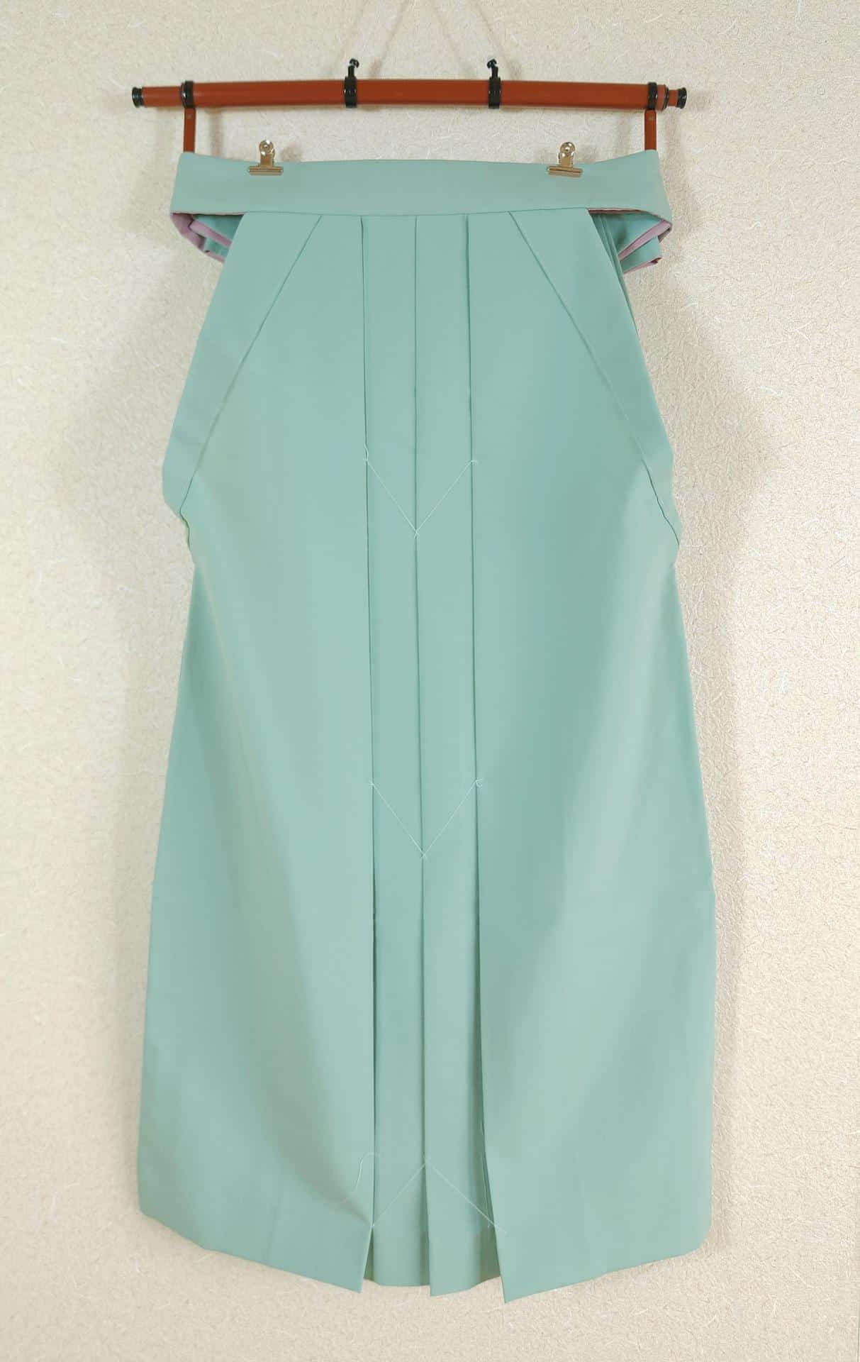 Women's turquoise hakama, size L
