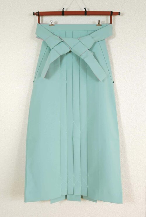 Women's turquoise hakama, size L