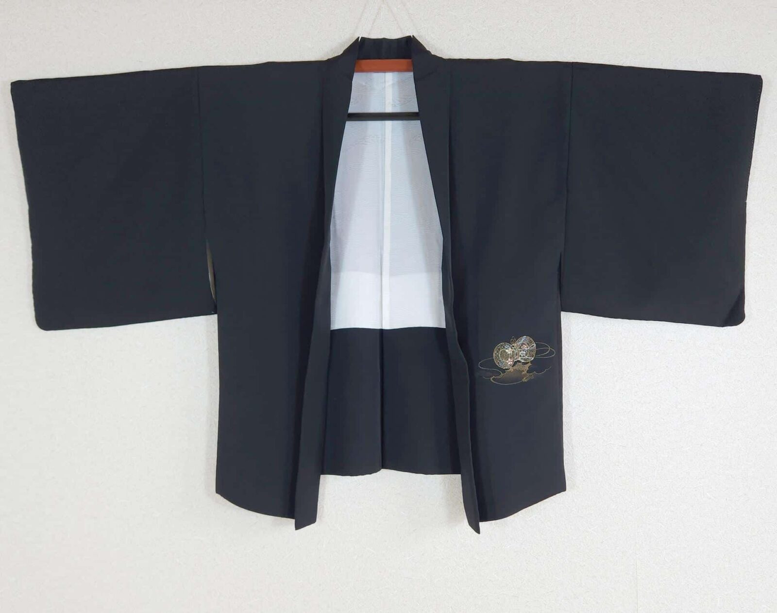 Black Haori with Tsuzumi drums