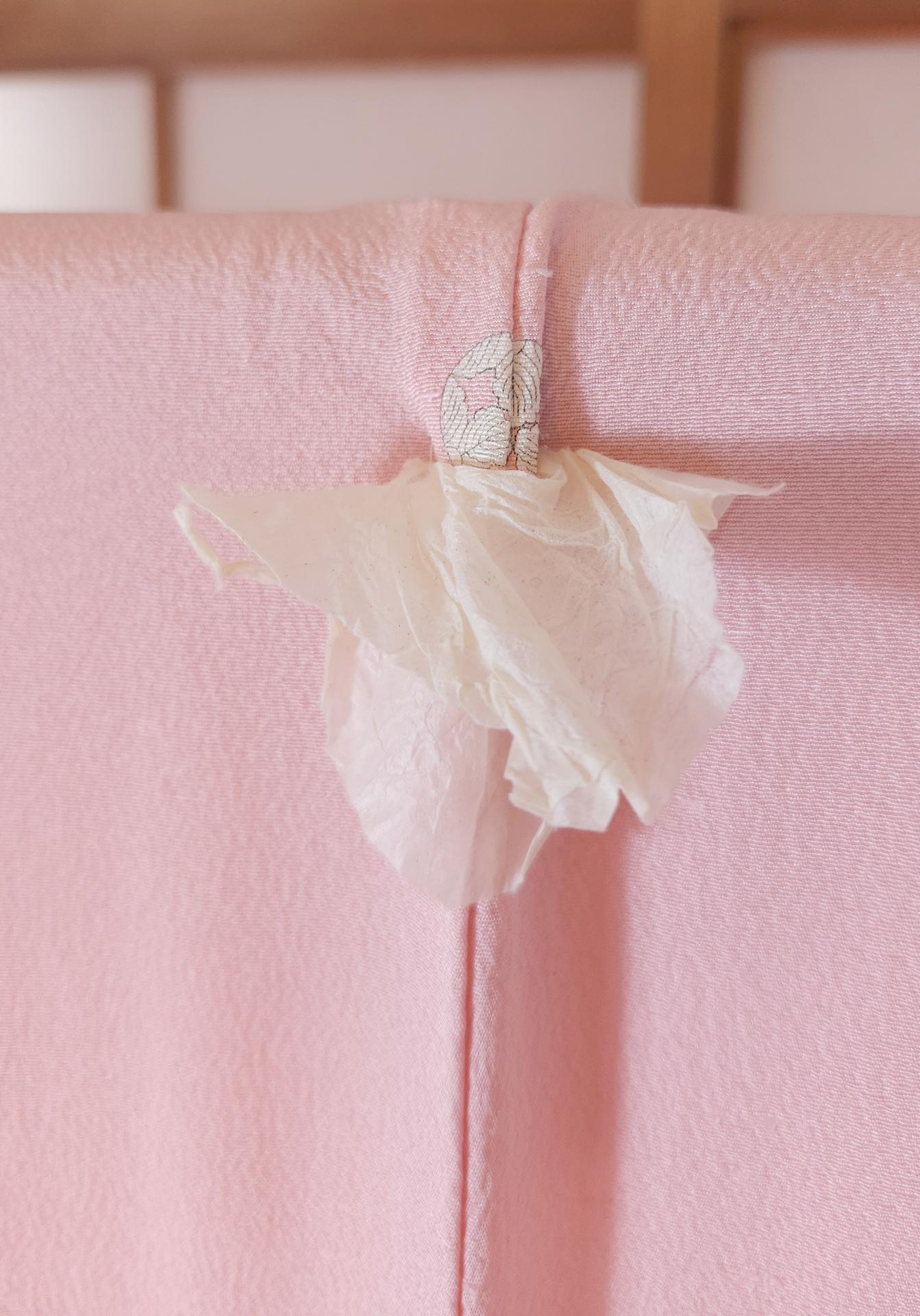 Elegant light pink Iromuji Kimono
