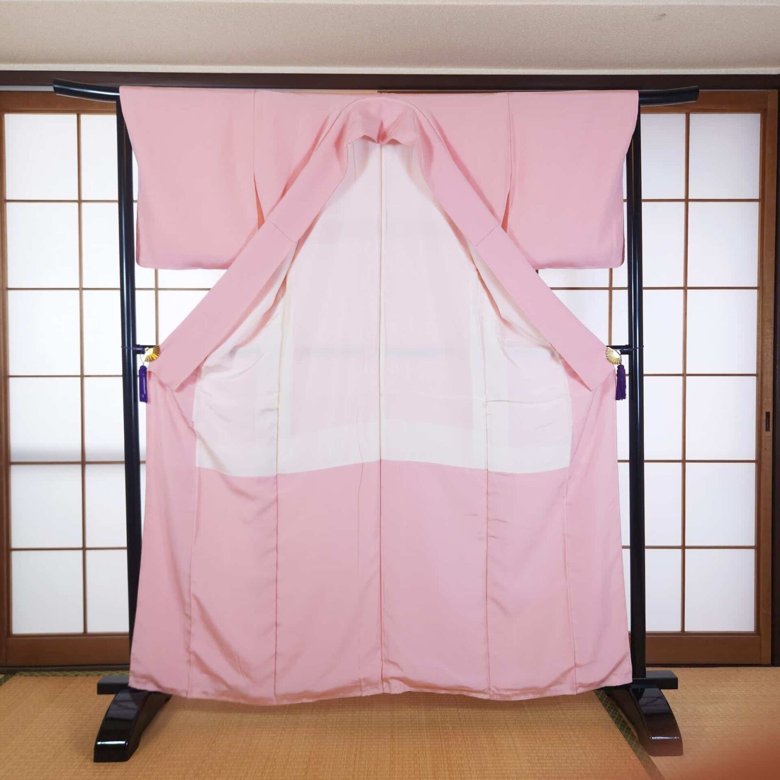Elegant light pink Iromuji Kimono