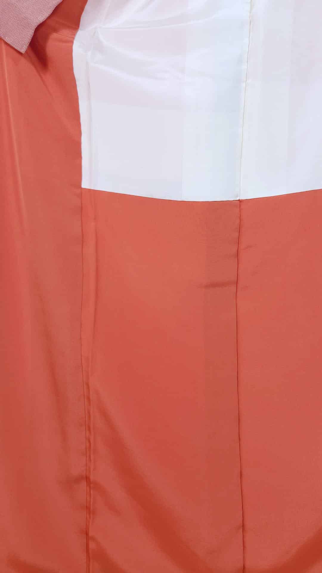 Elegant red jacquard Iromuji Kimono
