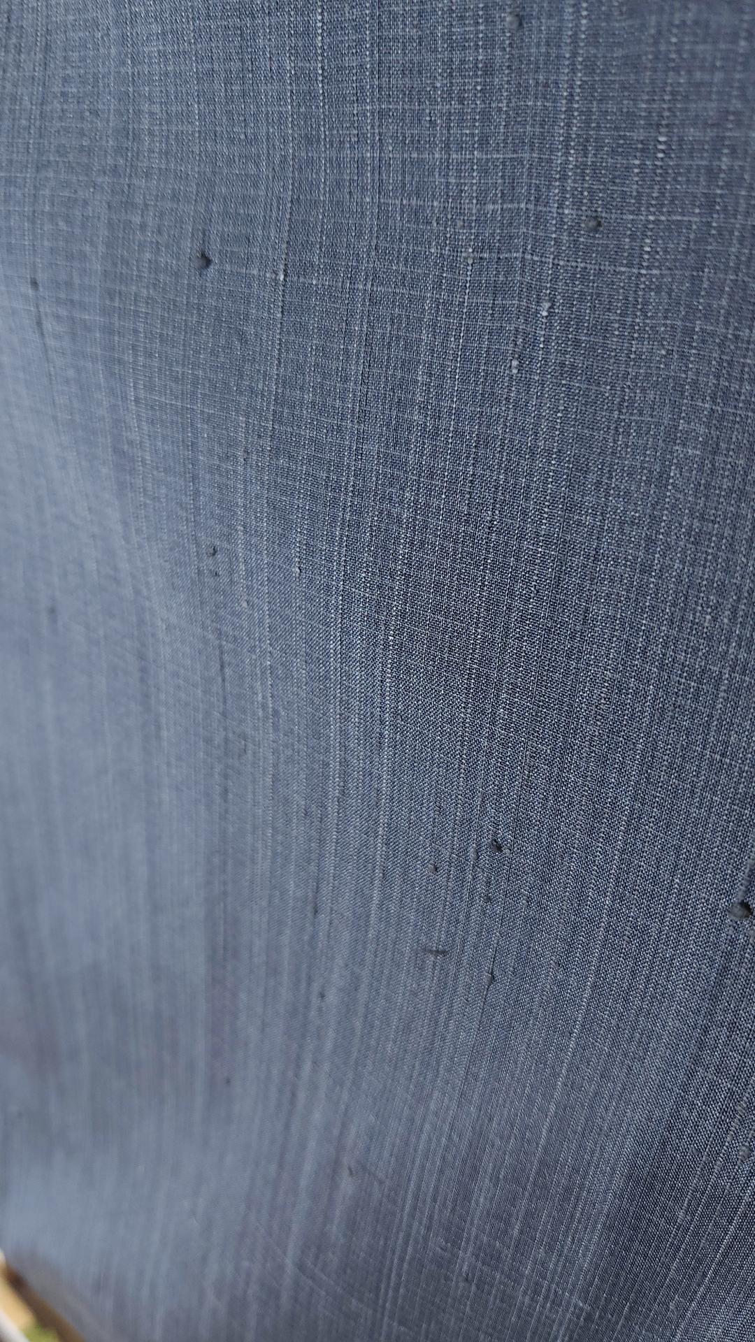 Gray Houmongi mauve flowers - Tsumugi style
