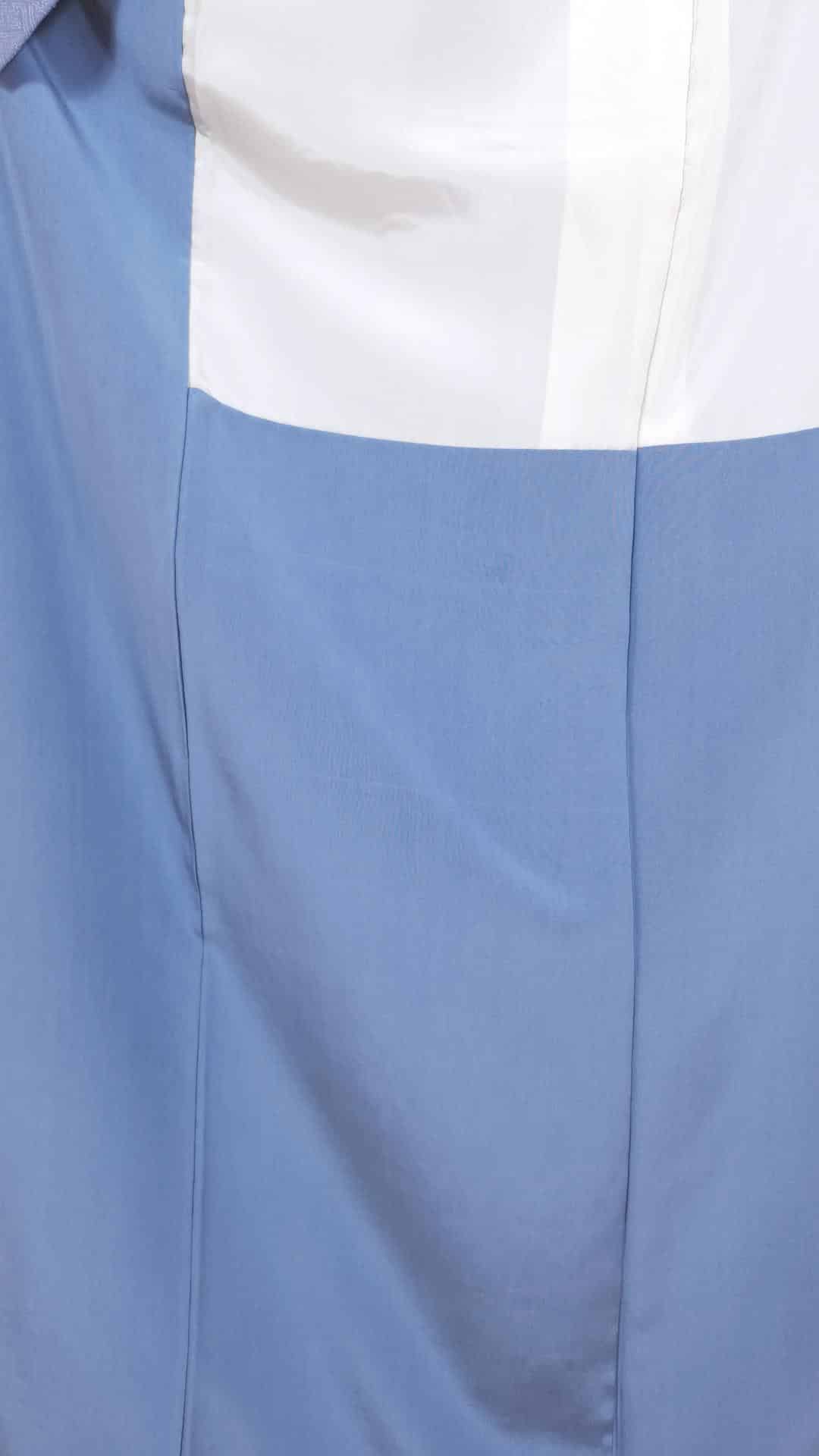 Light blue Iromuji Kimono Sayagata pattern