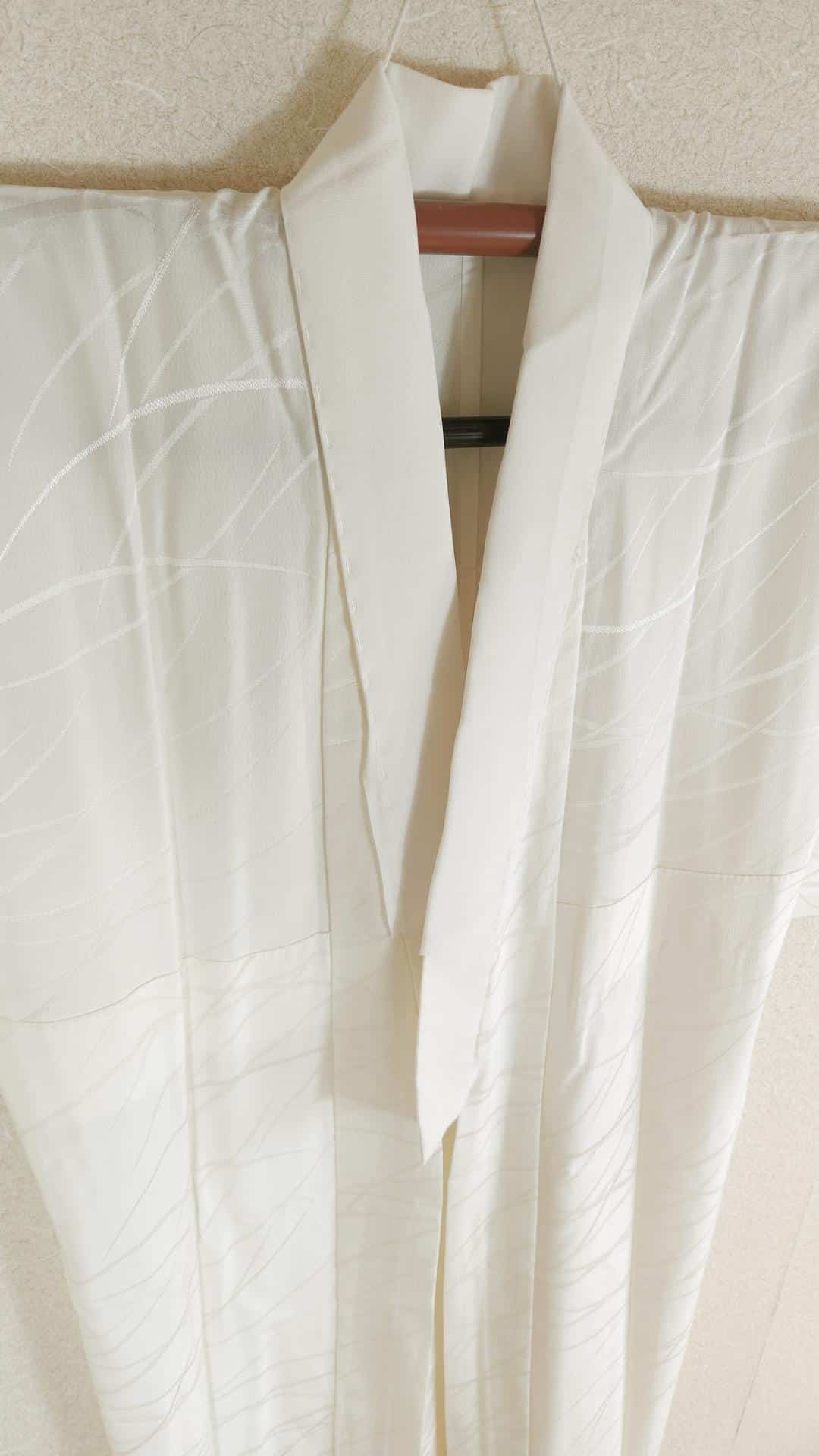 Nagajuban Matsu ivory color
