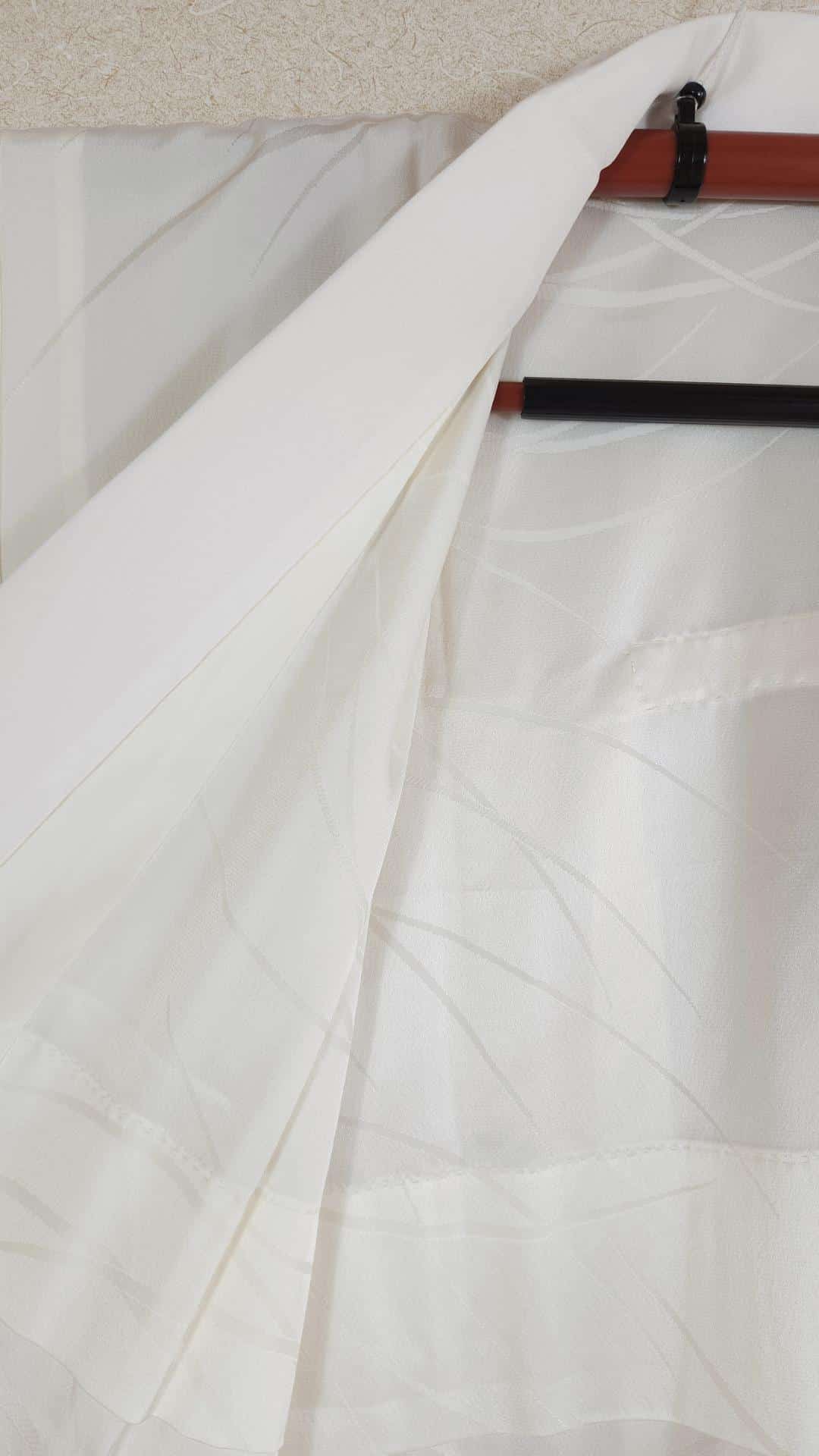 Nagajuban Matsu ivory color