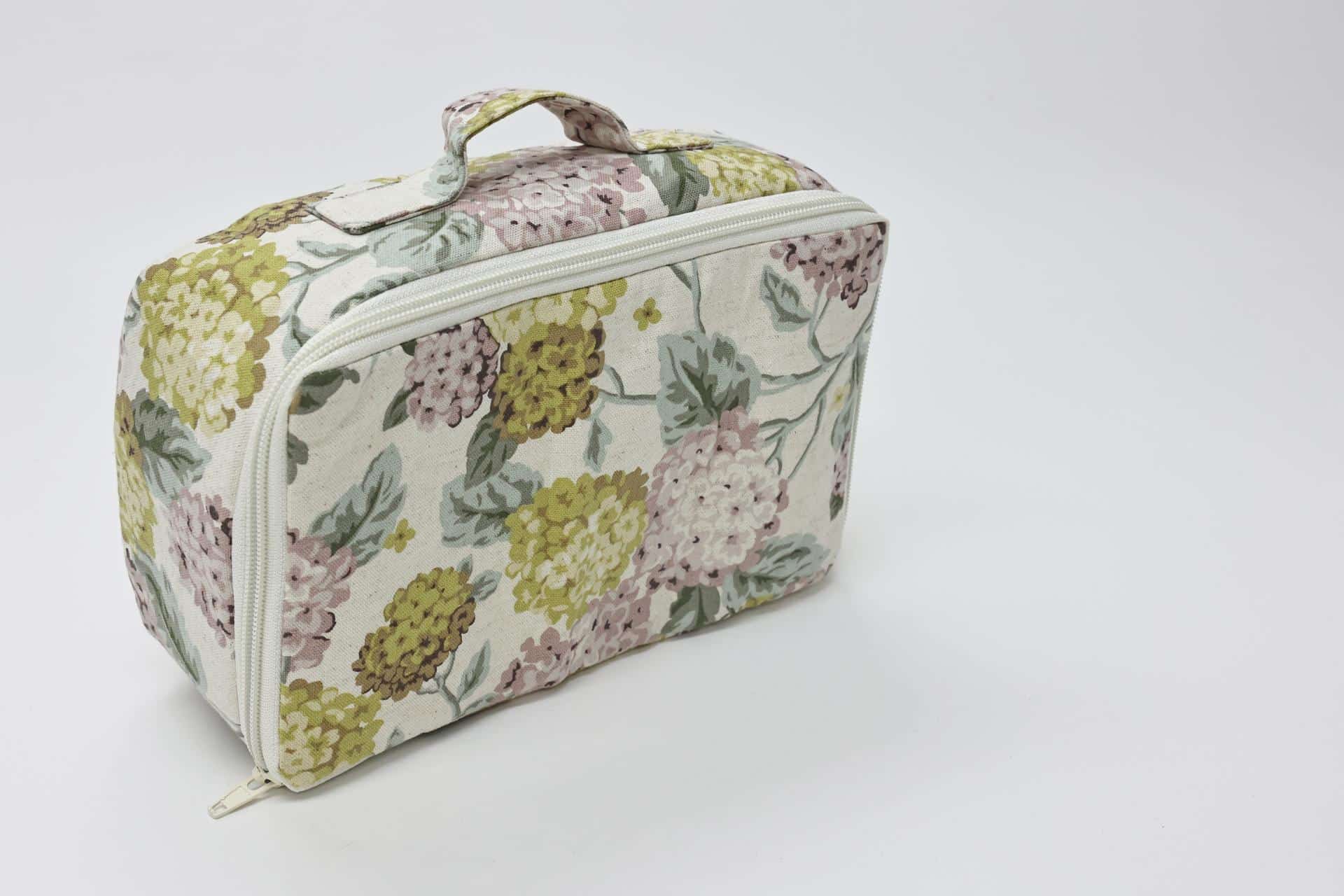 Cute Bento lunch bag Handmade - Hydrangeas