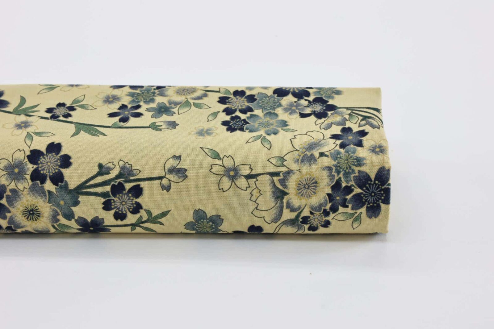 Japanese fabric Sakura vintage effect beige