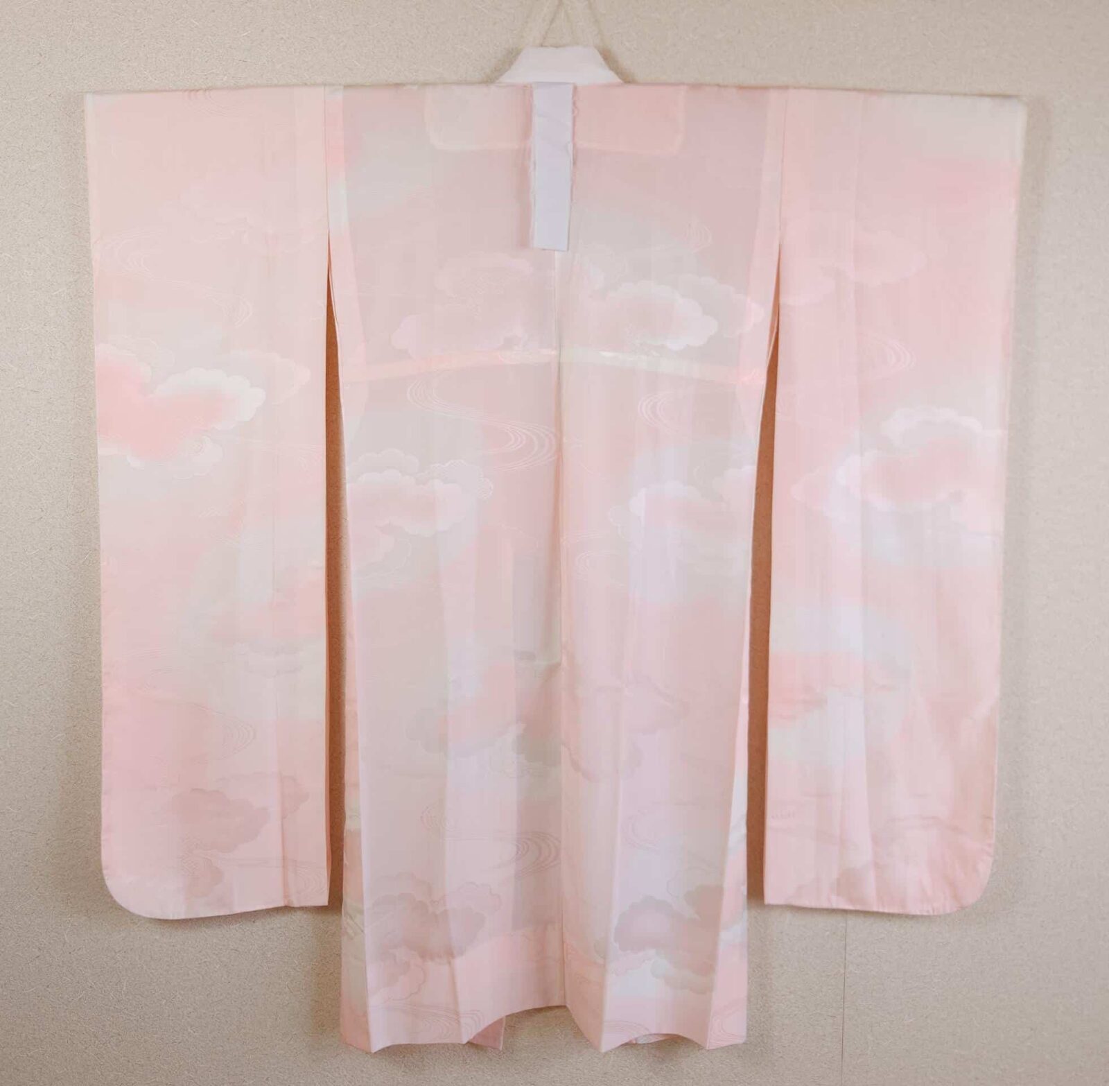 Pink cloud brocade Nagajuban for Furisode