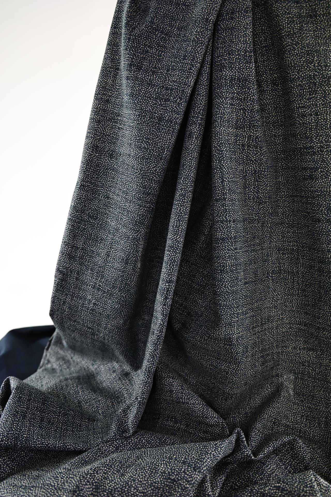 Traditional Japanese Kiku fabric ecru