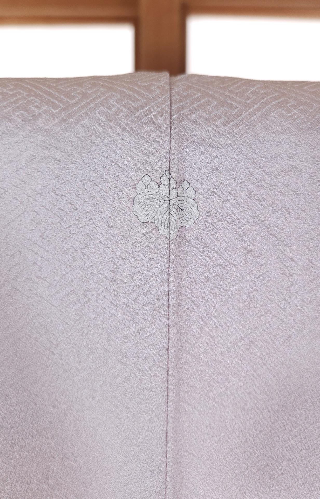 Lavender Iro Tomesode with hand-painted motifs