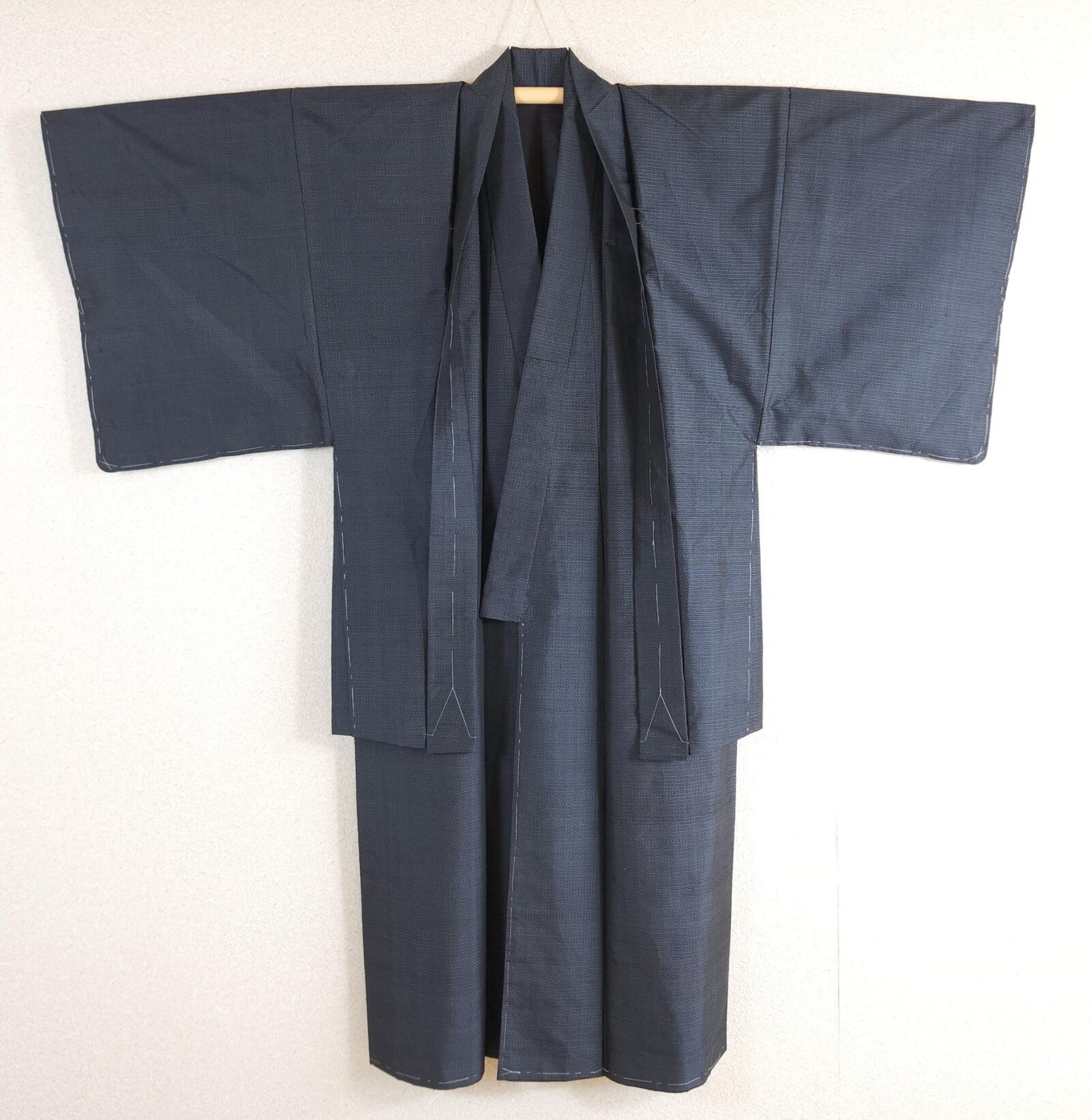 Navy blue men's Kimono set tigre and dragon design