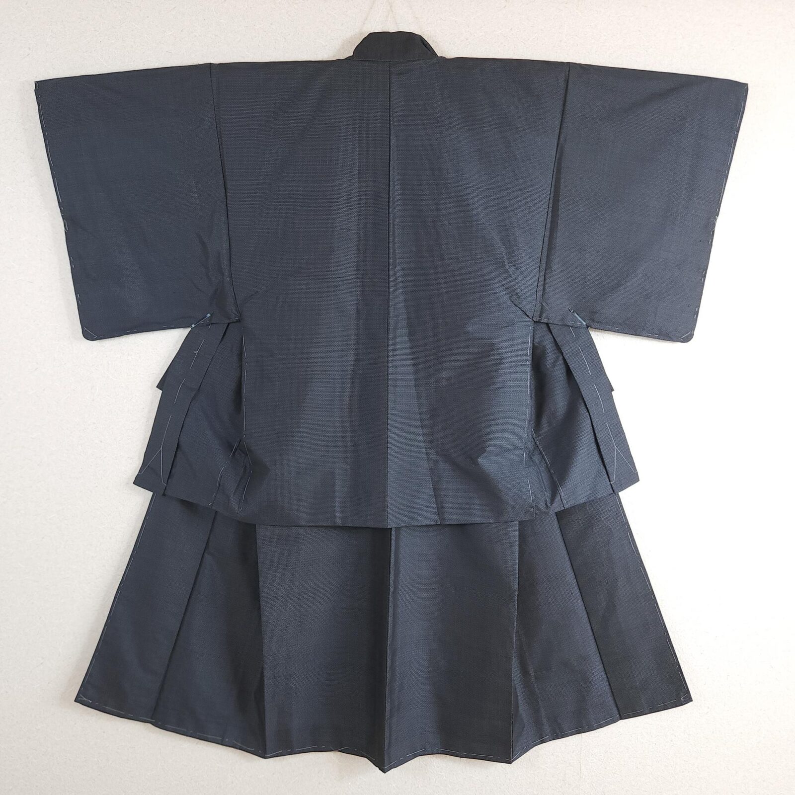 Navy blue men's Kimono set tigre and dragon design