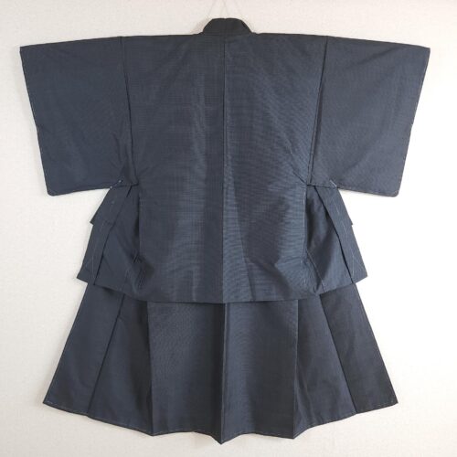Navy blue men's Kimono set tigre and dragon design