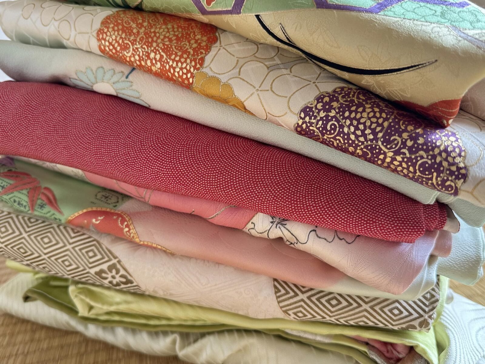 Set of 3 vintage Kimonos