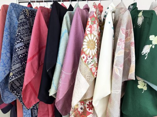 Set of 3 vintage Kimonos