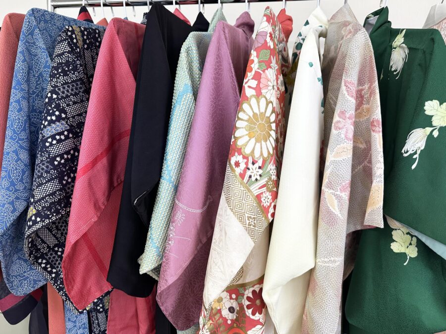 Set of 3 vintage Kimonos