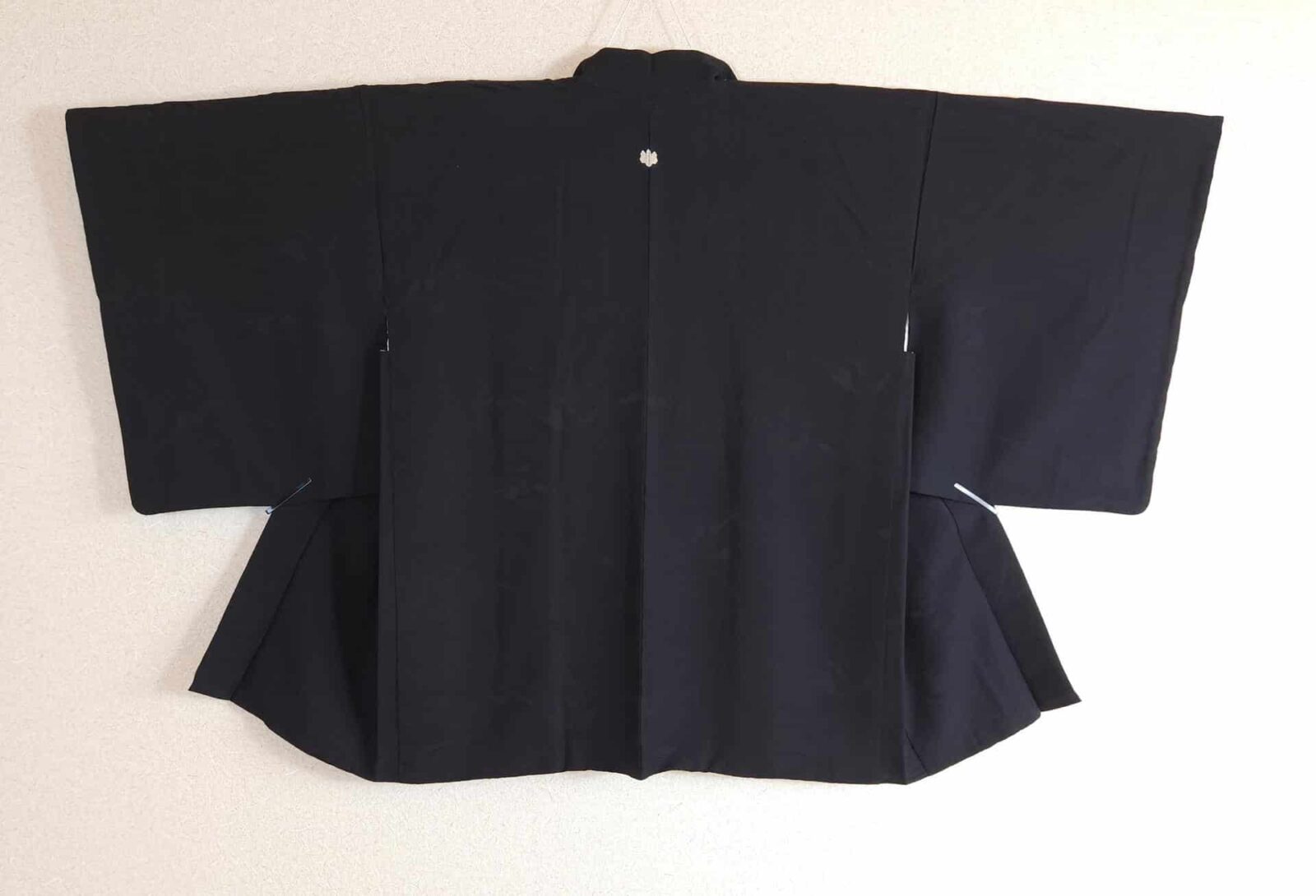 Subtle black Haori with black brocade