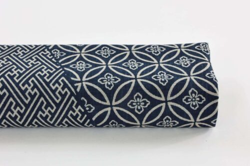 Japanese Tenassen fabric with traditional multi-patterns