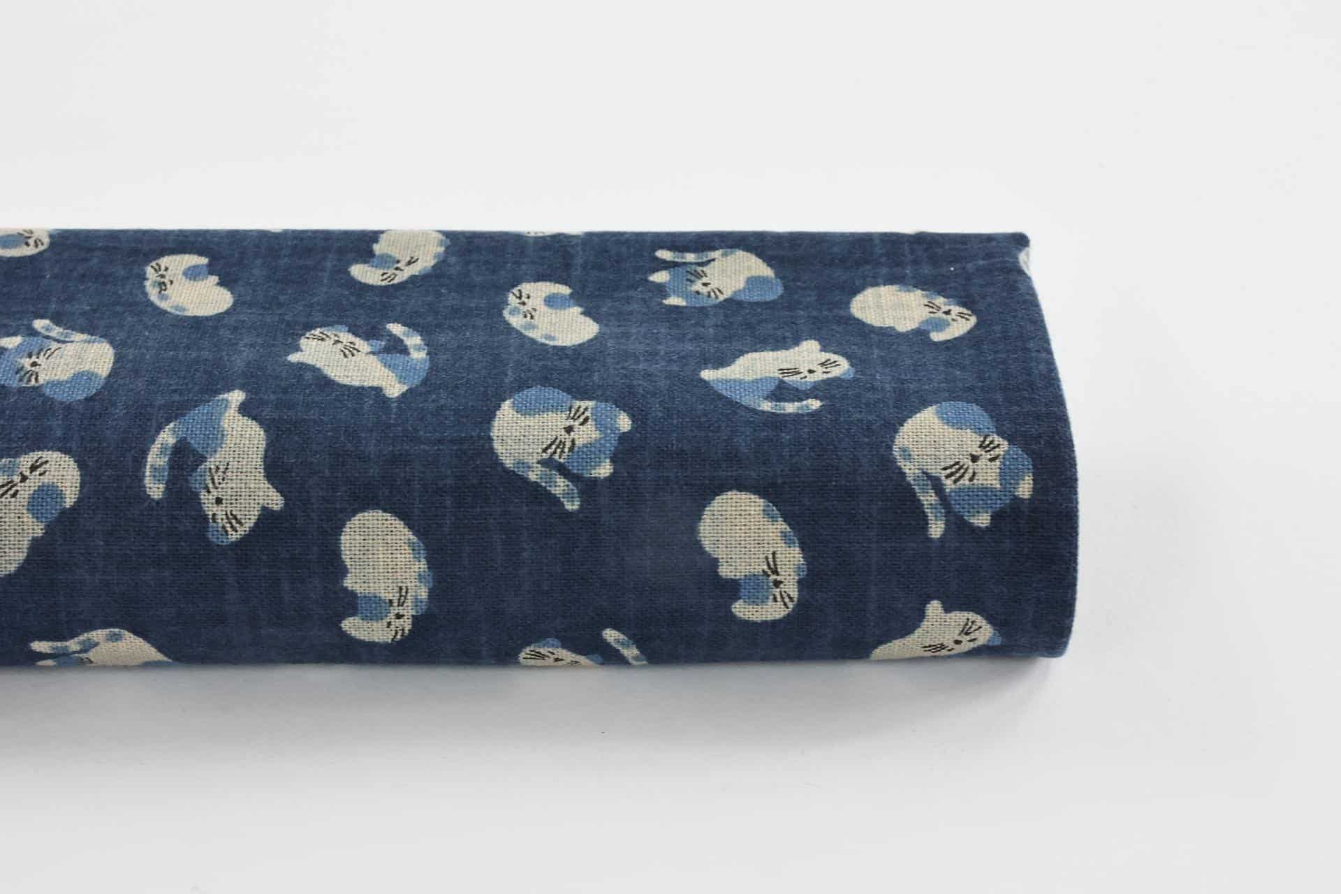 Japanese Tenassen fabric – Kawaii cats