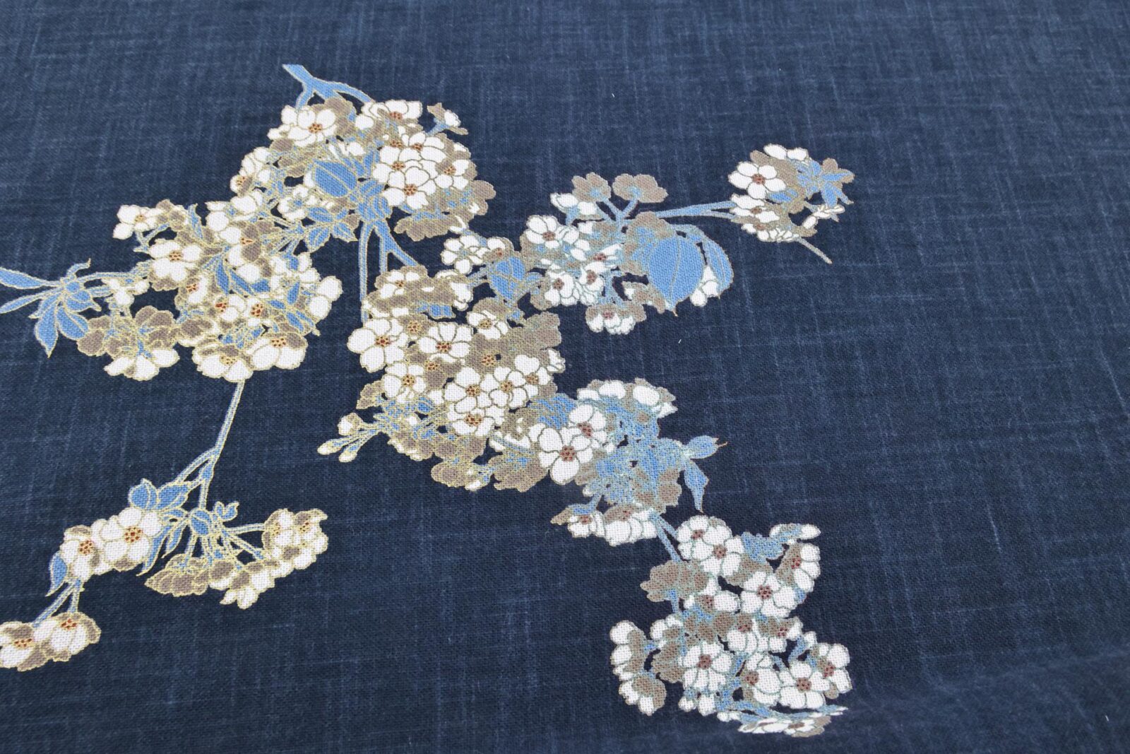 Hand-printed Japanese fabric panel Geisha