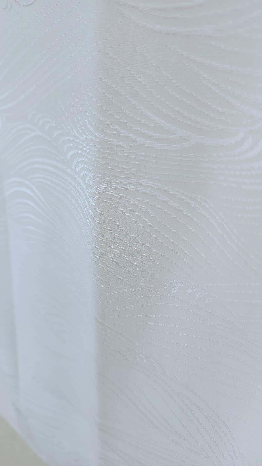 Ivory Nagajuban with wave pattern