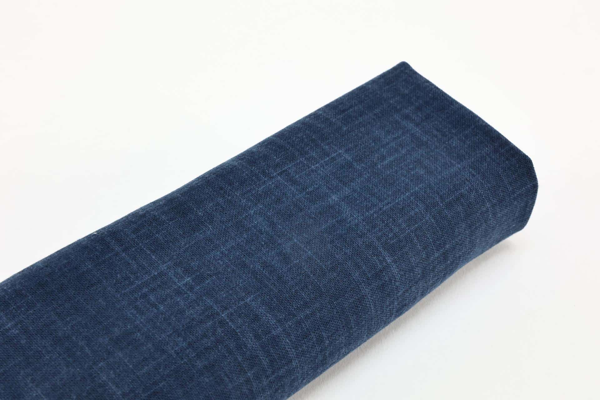 Japanese fabric solid indigo hand-dyed