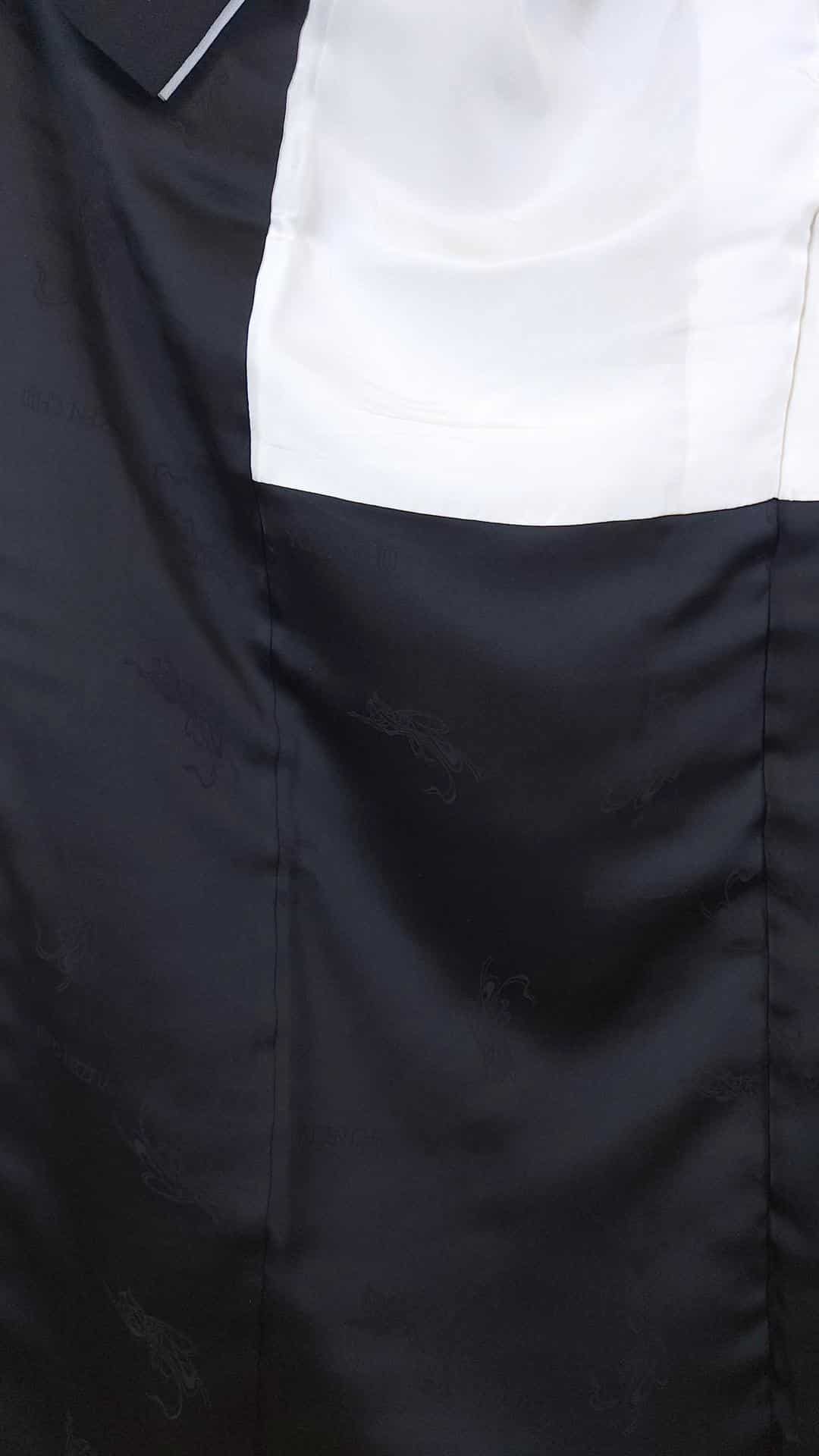 Kuro Tomesode with Tennyo Yuzen motif