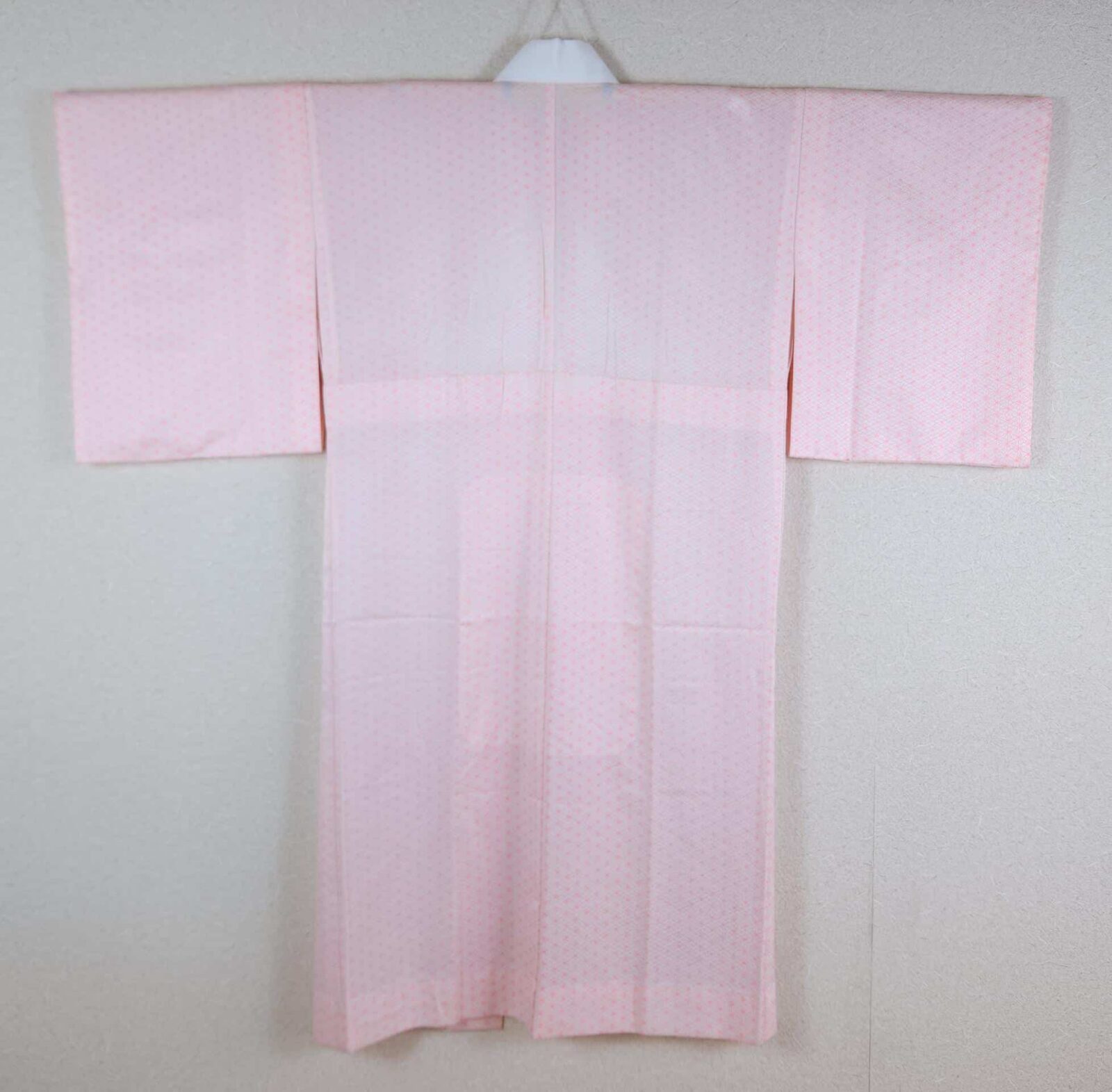Pink Nagajuban with Asanoha pattern