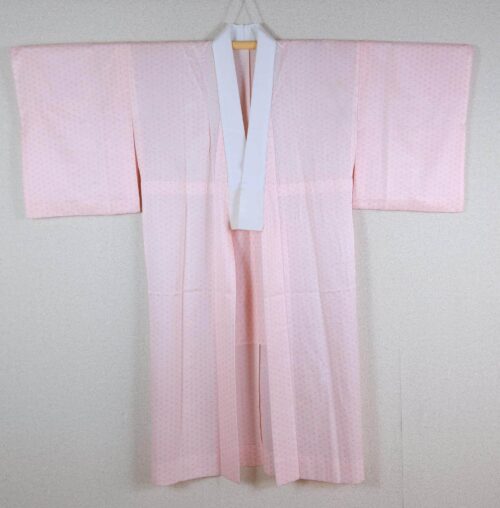 Pink Nagajuban with Asanoha pattern
