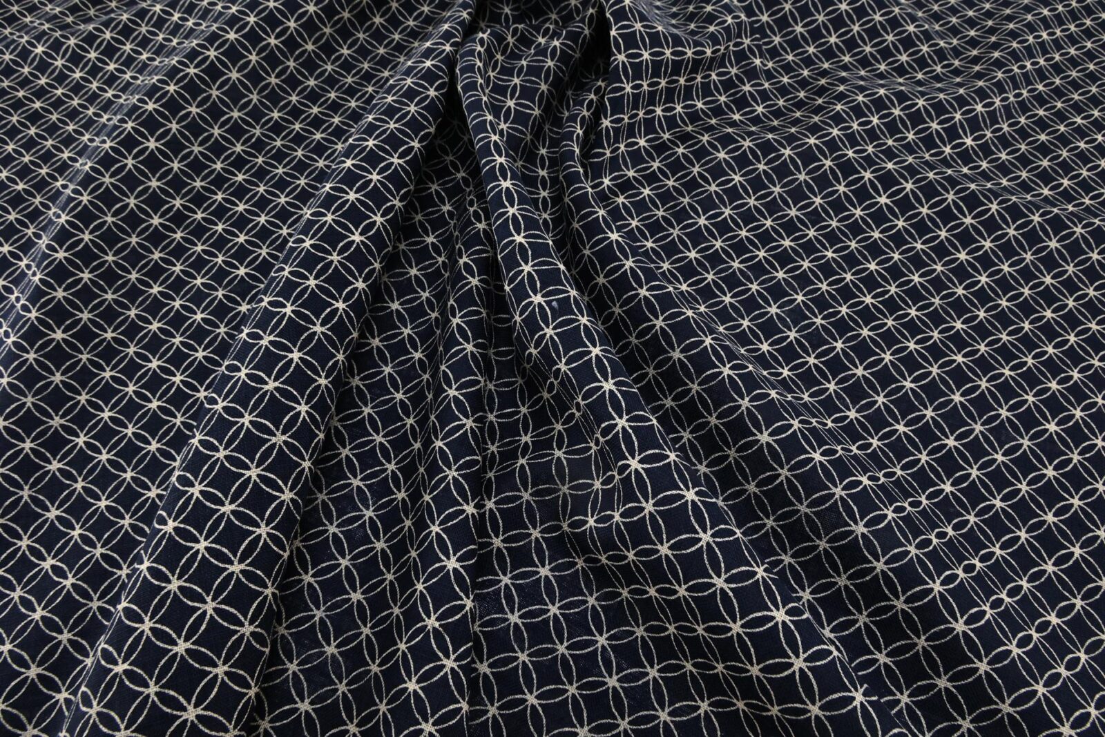 Traditional Japanese Shippou ecru fabric