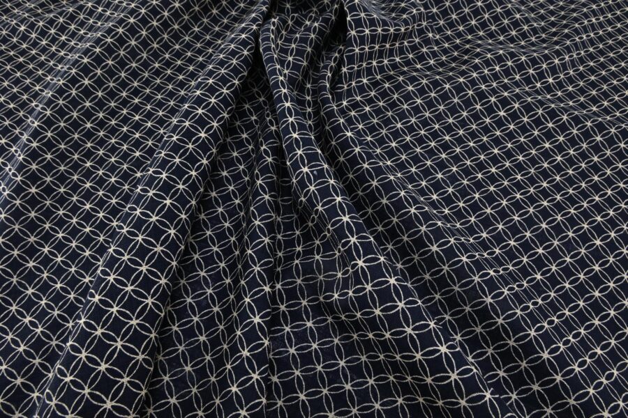 Traditional Japanese Shippou ecru fabric