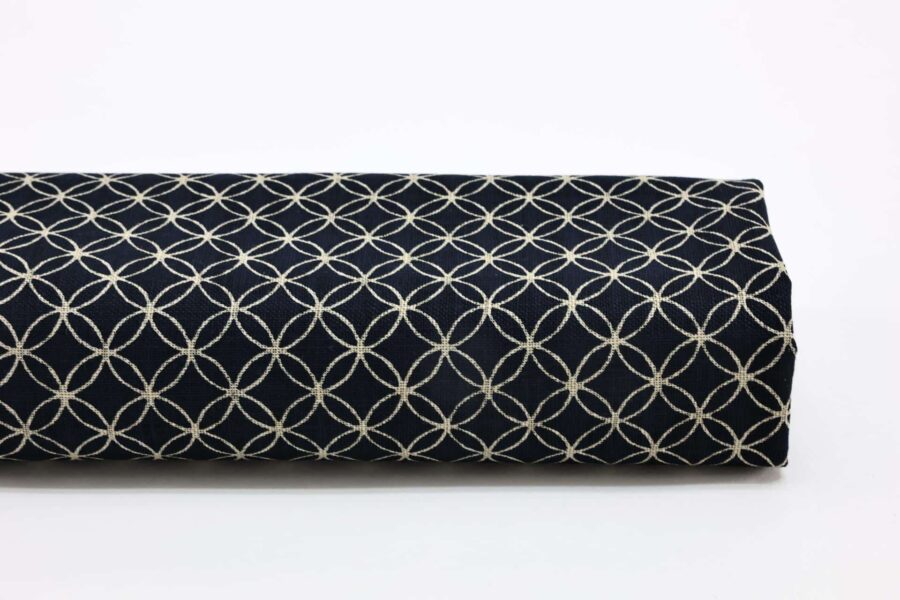 Traditional Japanese Shippou ecru fabric
