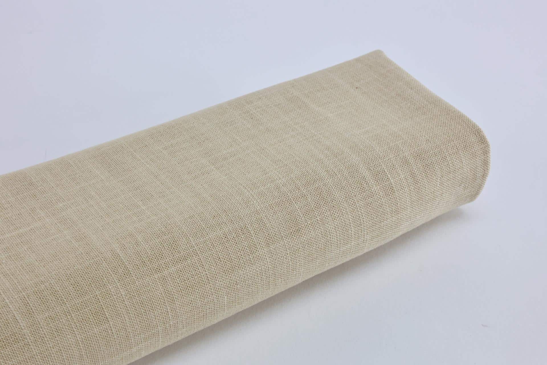 Japanese fabric solid ecru hand-dyed