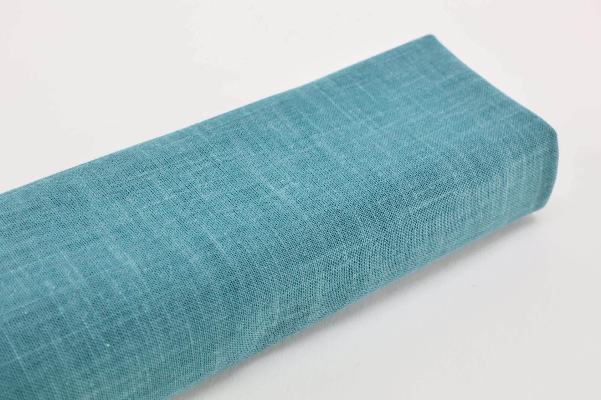 Japanese fabric solid light blue hand-dyed
