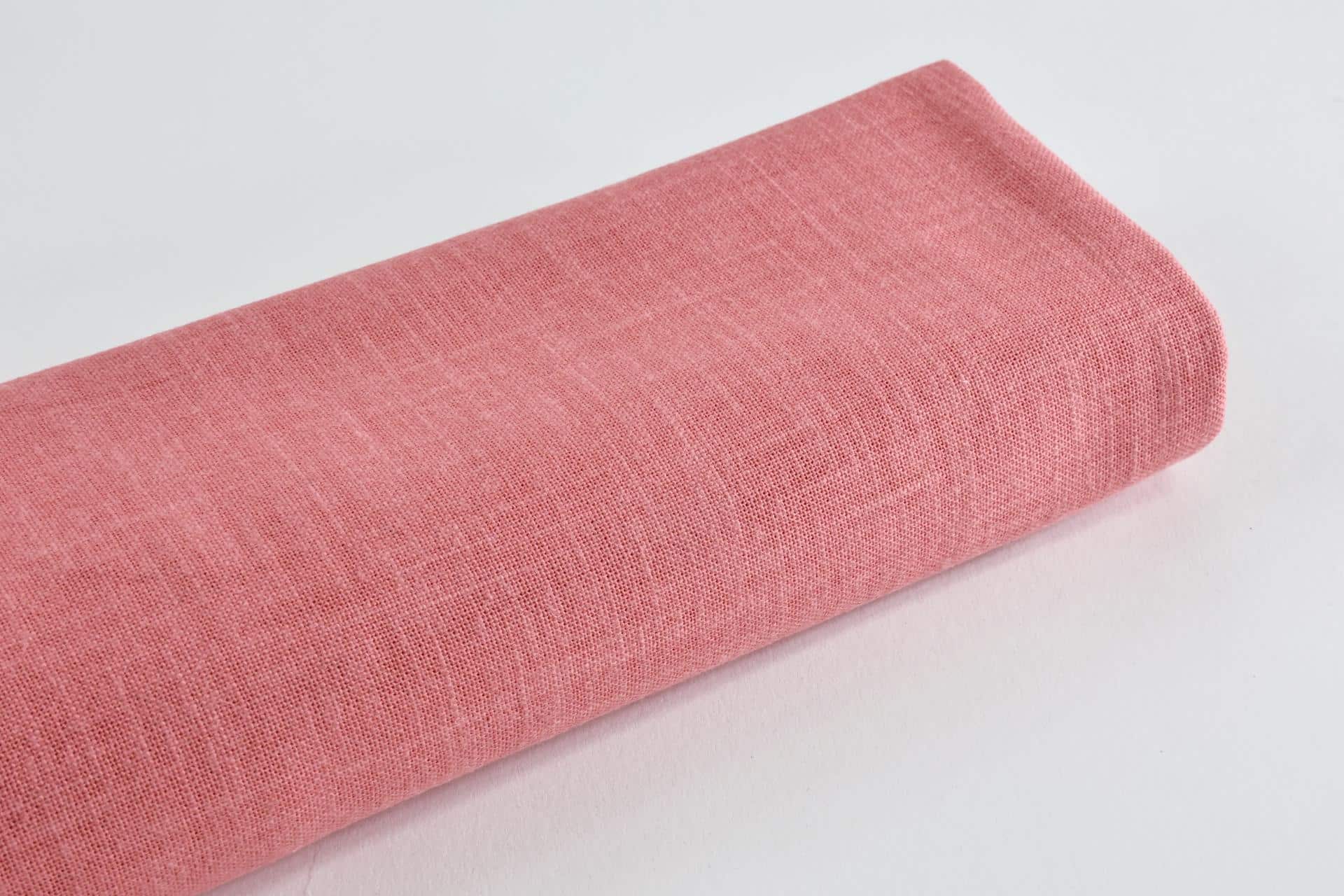 Japanese fabric solid pink hand-dyed