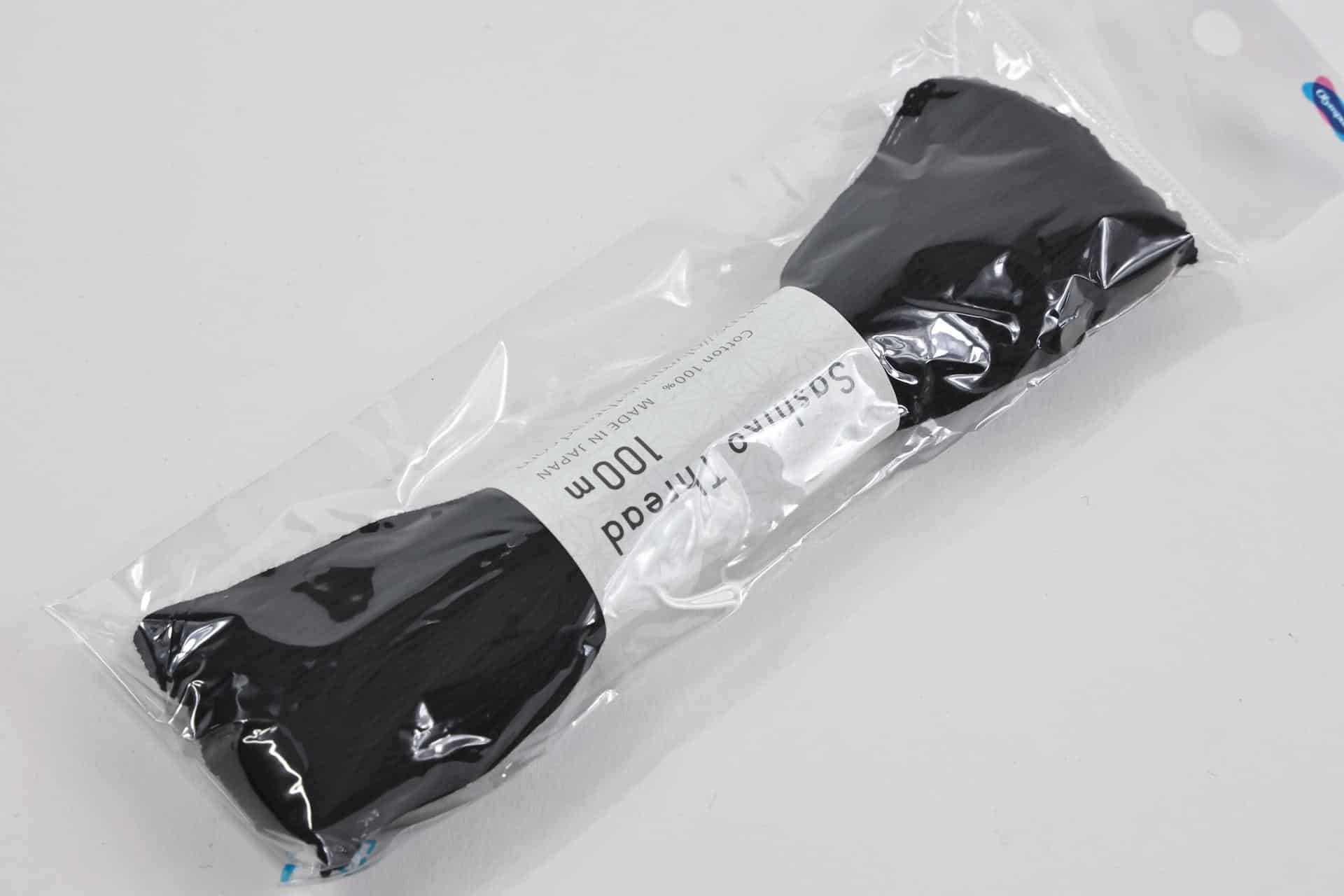 Japanese Sashiko embroidery thread 100m black No.120