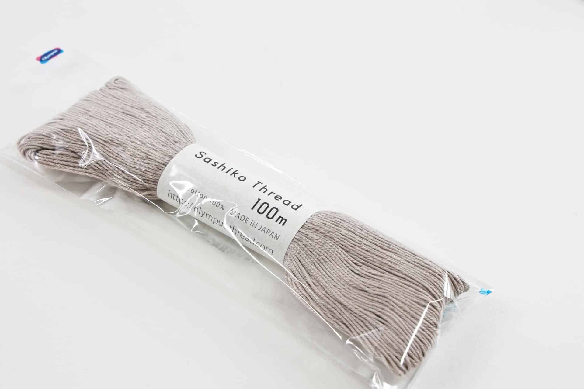 Fil Sashiko broderie japonaise 100m écru N116
