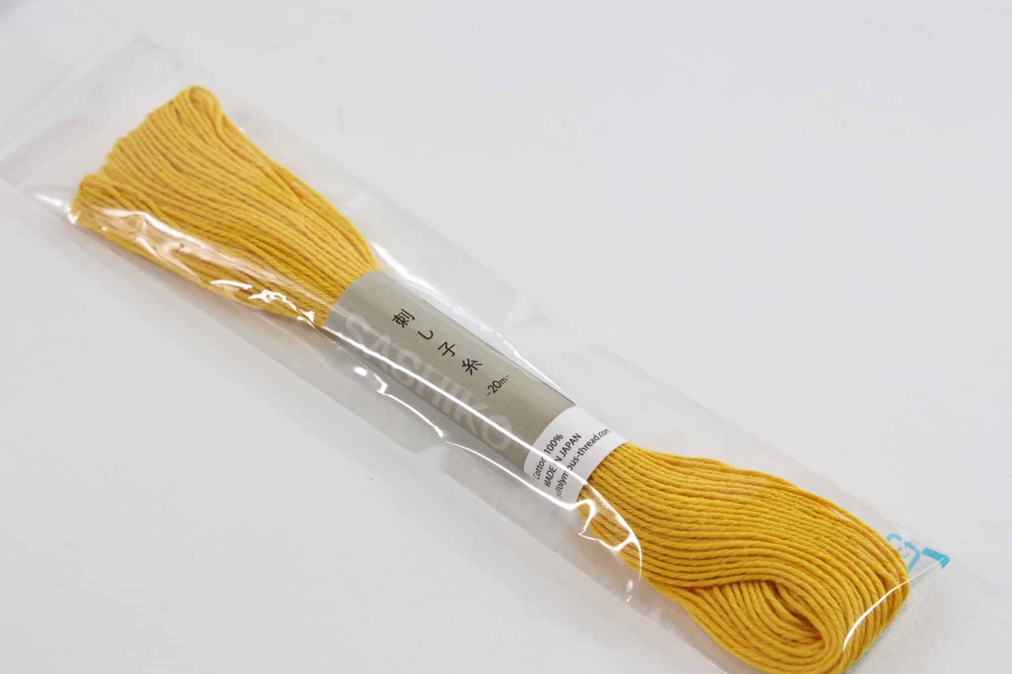 Fil Sashiko broderie Japonaise 20m orange N16